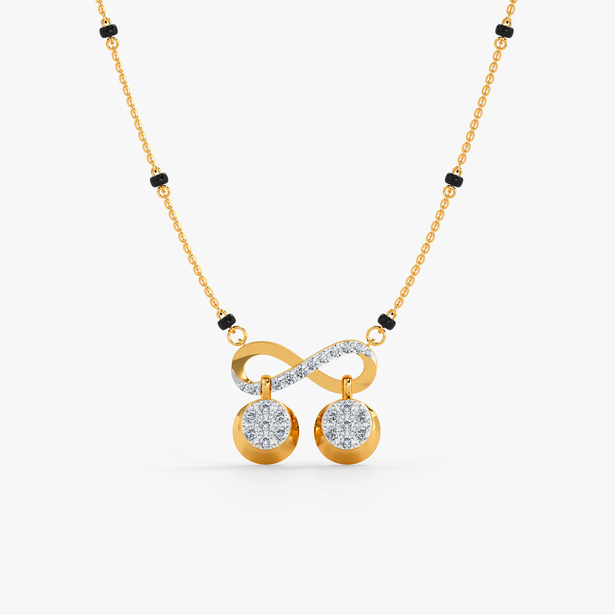 Gold Swati Lab Grown Diamond Mangalsutra
