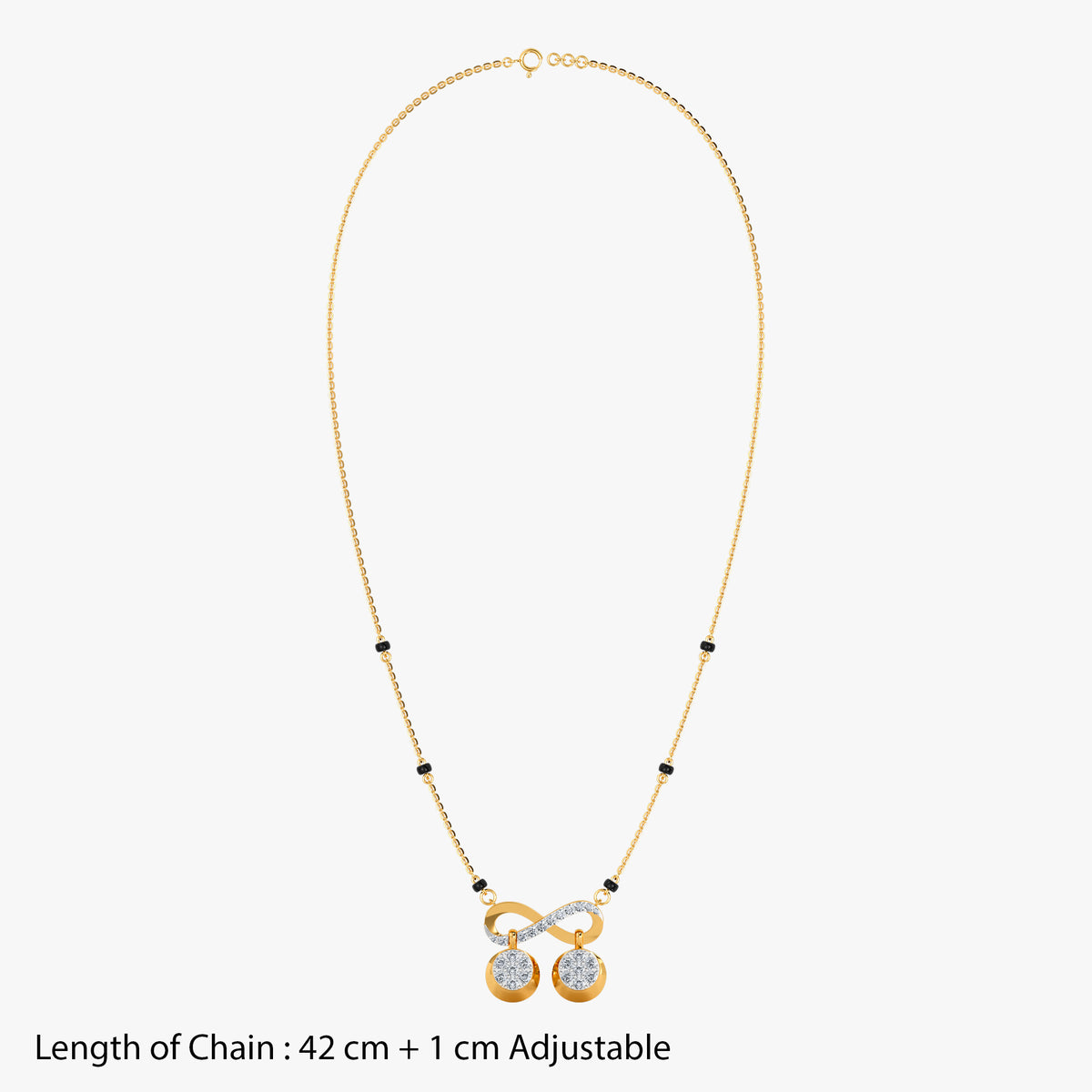Gold Swati Lab Grown Diamond Mangalsutra