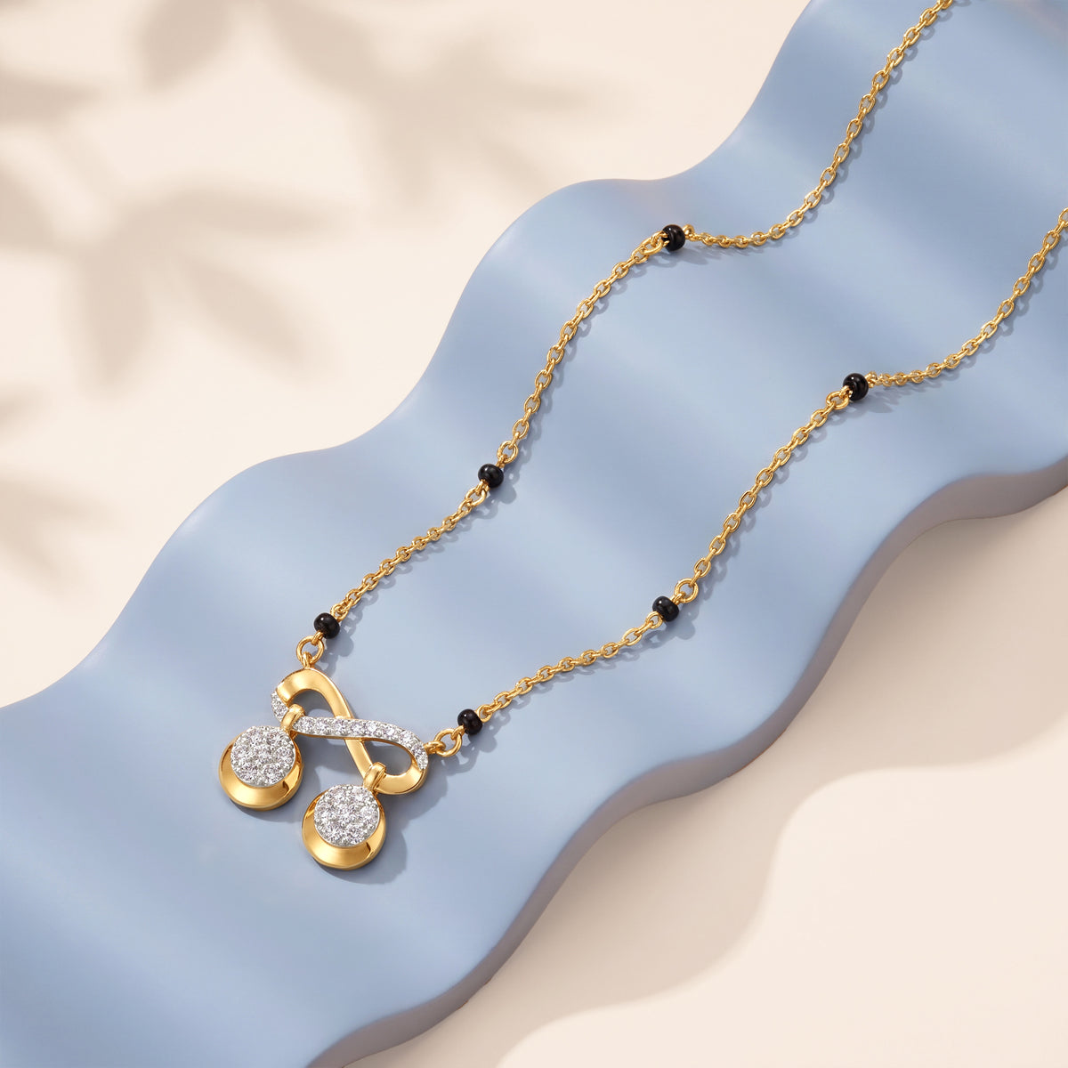 Gold Swati Lab Grown Diamond Mangalsutra
