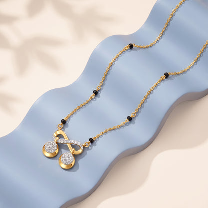 Gold Swati Lab Grown Diamond Mangalsutra