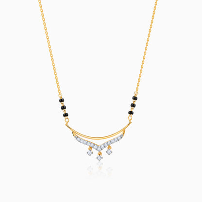 Gold Aarti Lab Grown Diamond Mangalsutra