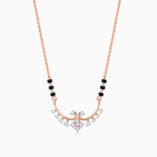 Rose Gold Sunetra Diamond Mangalsutra