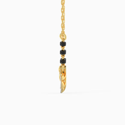 Gold Mellow Diamond Mangalsutra