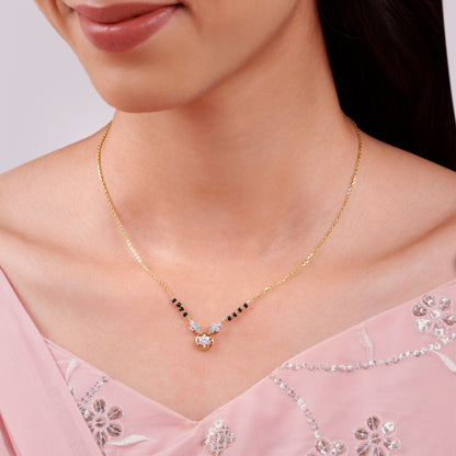 Gold Swapna Lab Grown Diamond Mangalsutra