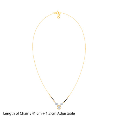 Gold Swapna Lab Grown Diamond Mangalsutra