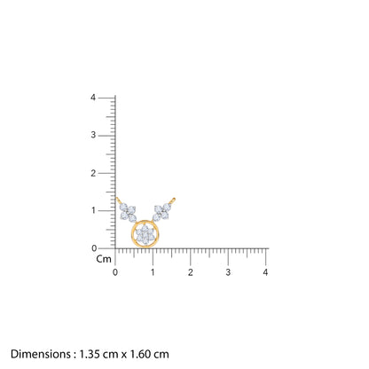 Gold Swapna Lab Grown Diamond Mangalsutra