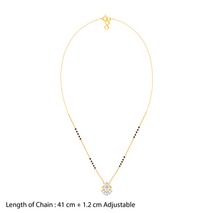 Gold Avni Lab Grown Diamond Mangalsutra