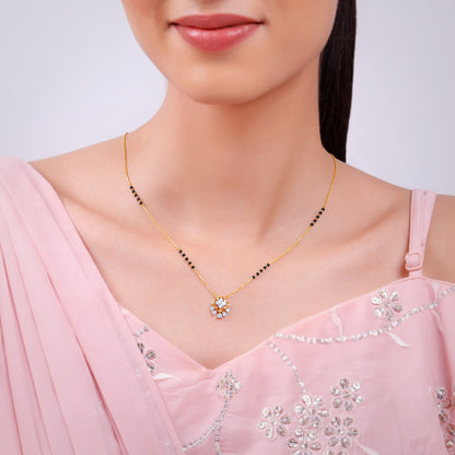 Gold Avni Lab Grown Diamond Mangalsutra