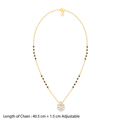 Gold Avni Lab Grown Diamond Mangalsutra