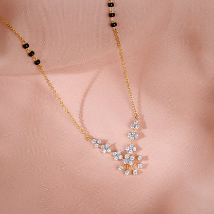 Gold Nethra Lab Grown Diamond Mangalsutra