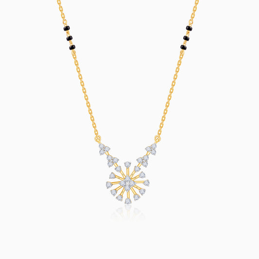 Gold Siddhi Lab Grown Diamond Mangalsutra