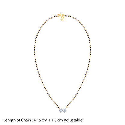 Gold Toi Moi Lab Grown Diamond Mangalsutra