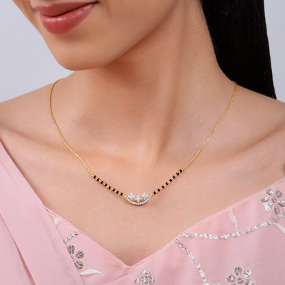 Gold Devika Lab Grown Diamond Mangalsutra