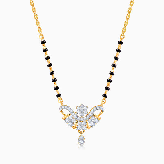 Gold Chitra Lab Grown Diamond Mangalsutra