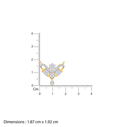 Gold Chitra Lab Grown Diamond Mangalsutra