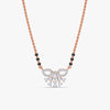 Rose Gold Eternal Vow Lab Grown Diamond Mangalsutra