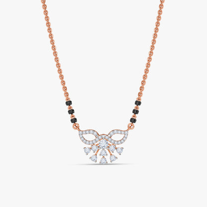 Rose Gold Eternal Vow Lab Grown Diamond Mangalsutra