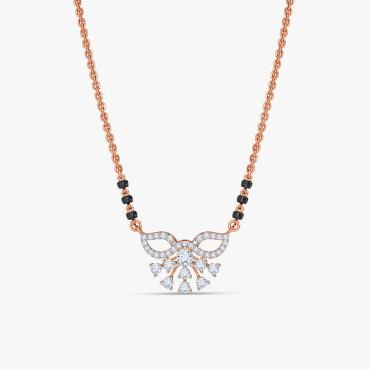 Rose Gold Eternal Vow Lab Grown Diamond Mangalsutra