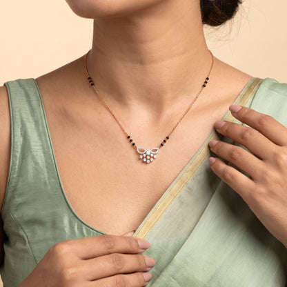 Rose Gold Eternal Vow Lab Grown Diamond Mangalsutra
