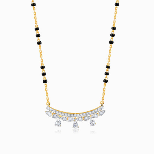 Gold Pavitra Lab Grown Diamond Mangalsutra