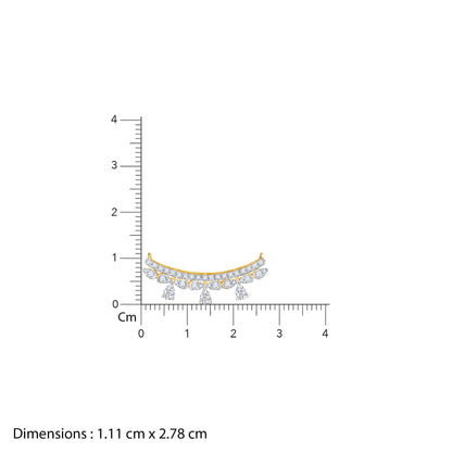 Gold Pavitra Lab Grown Diamond Mangalsutra