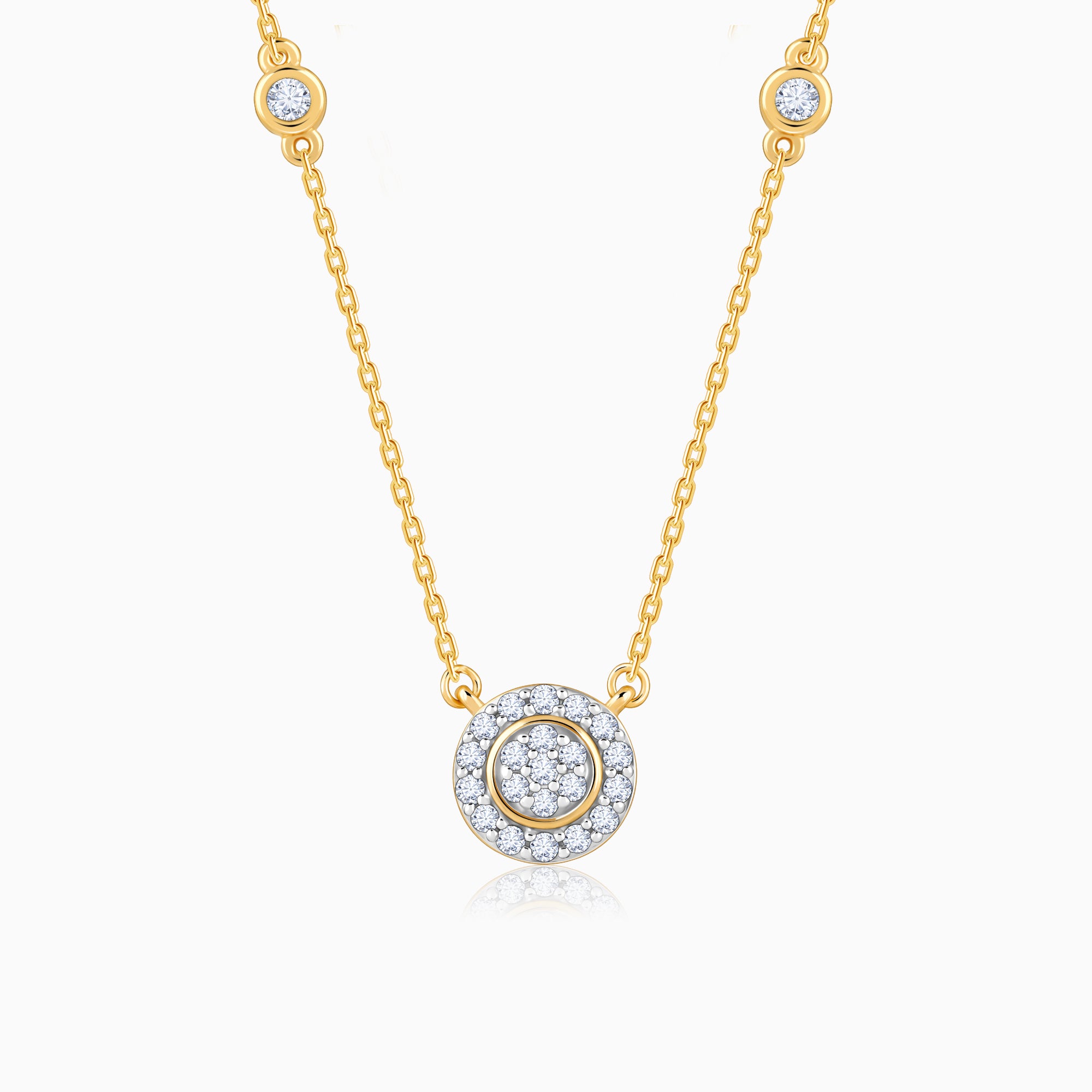 Gold Zahra Diamond Necklace - Image 1
