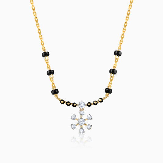 Gold Vasundhara Lab Grown Diamond Mangalsutra
