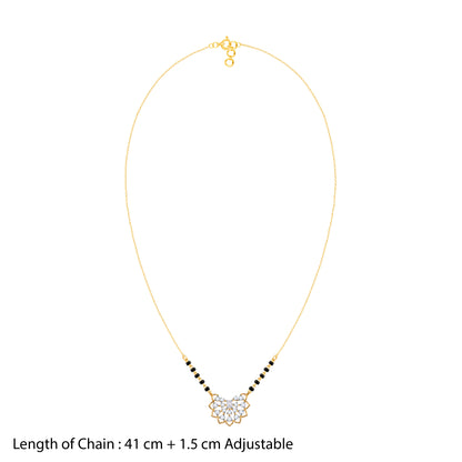 Gold Devanshi Lab Grown Diamond Mangalsutra