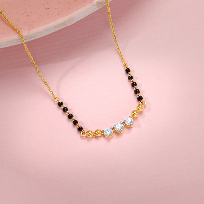 Gold Anitha Lab Grown Diamond Mangalsutra