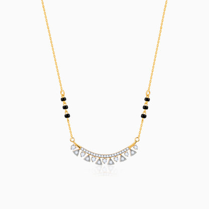 Gold Swarna Diamond Mangalsutra - gold mangalsutra for women