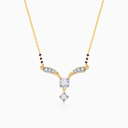 Gold Endless Grace Diamond Mangalsutra - Gold mangalsutra for women