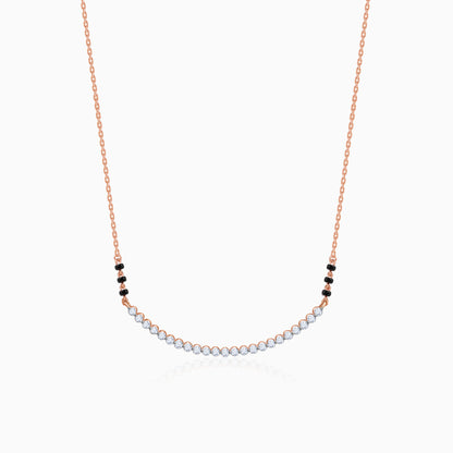 Rose Gold Suchitra Diamond Mangalsutra