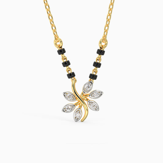 Gold Rouge Diamond Mangalsutra