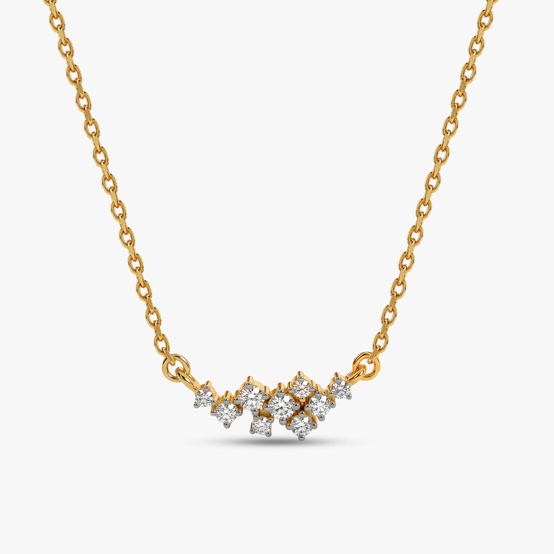 Gold Jardin Lumi Lab Grown Diamond Necklace