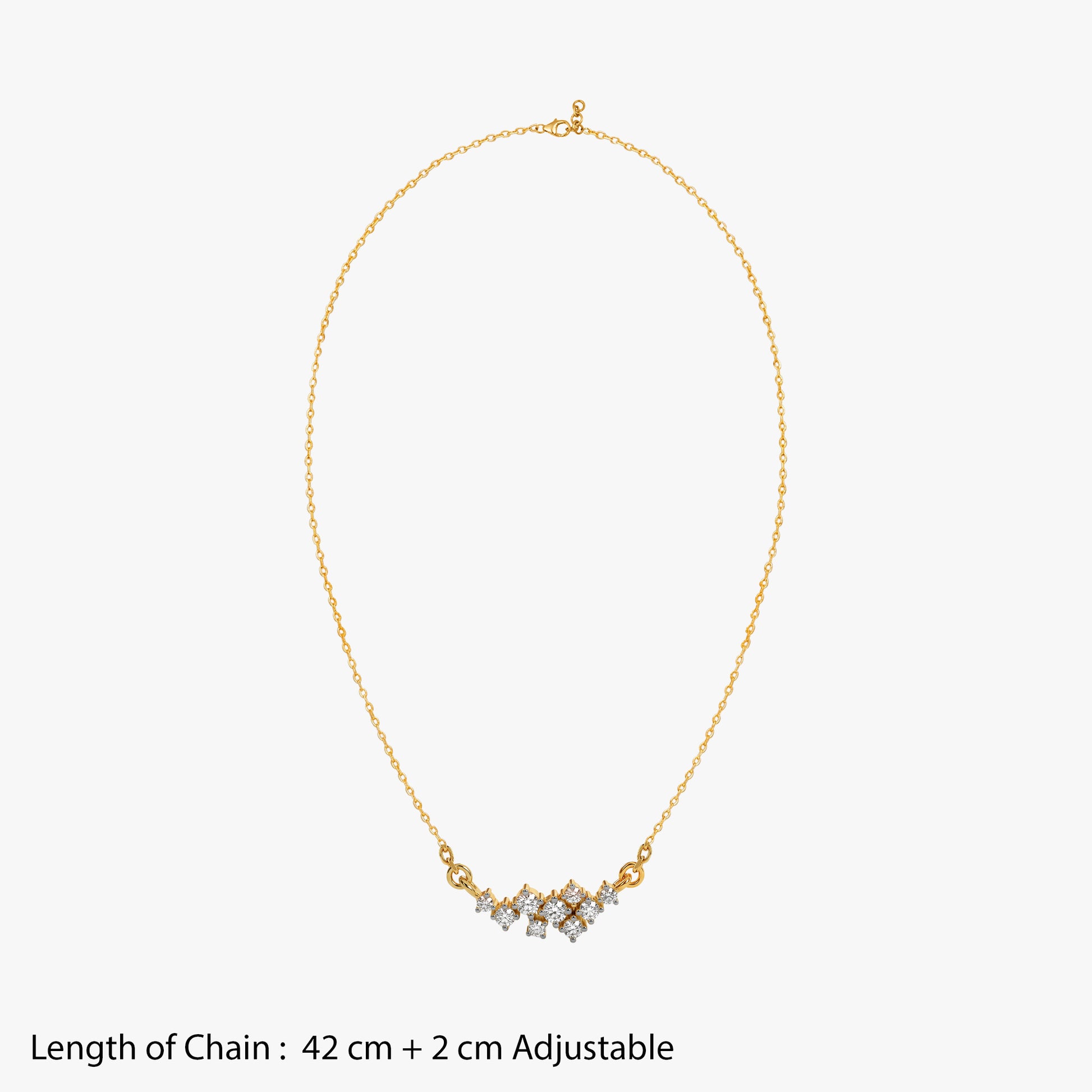 Gold Jardin Lumi Lab Grown Diamond Necklace