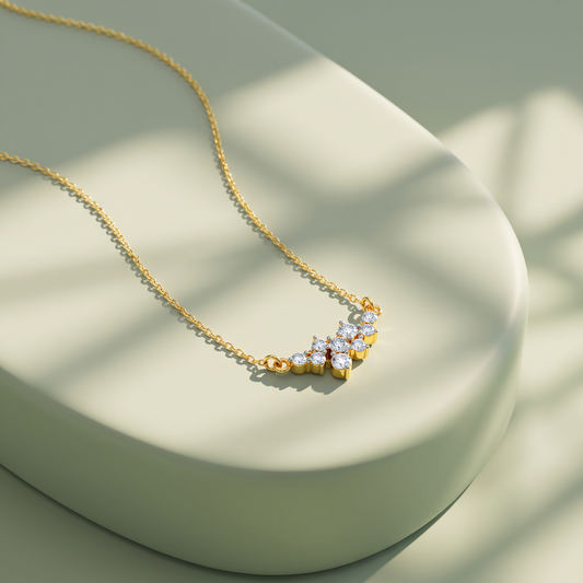 Gold Jardin Lumi Lab Grown Diamond Necklace