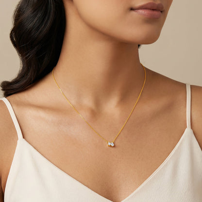 Gold Nova Luxe Lab Grown Diamond Necklace