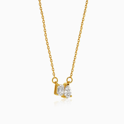 Gold Nova Luxe Lab Grown Diamond Necklace