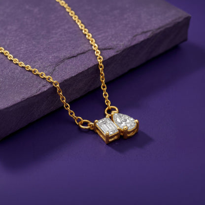 Gold Nova Luxe Lab Grown Diamond Necklace