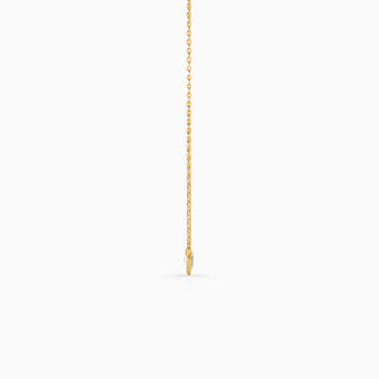 Gold Celestial Eye Lab Grown Diamond Necklace
