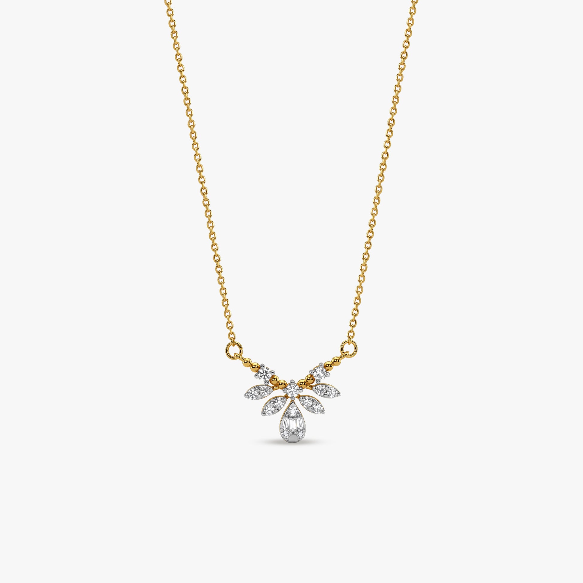 Gold Luxe Sparkle Lab Grown Diamond Necklace