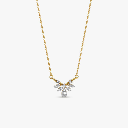 Gold Luxe Sparkle Lab Grown Diamond Necklace