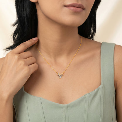 Gold Luxe Sparkle Lab Grown Diamond Necklace