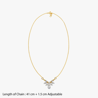 Gold Luxe Sparkle Lab Grown Diamond Necklace