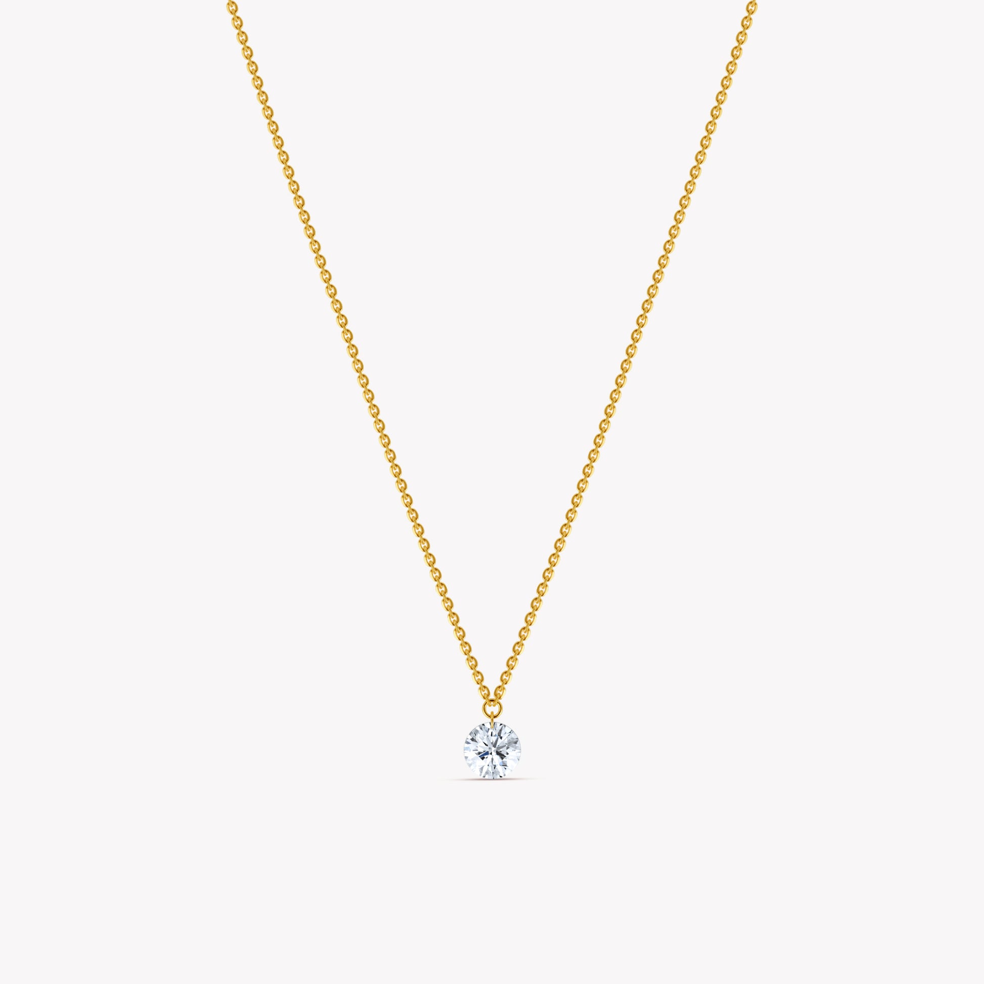 Gold Elarielle Lab Grown Diamond Necklace