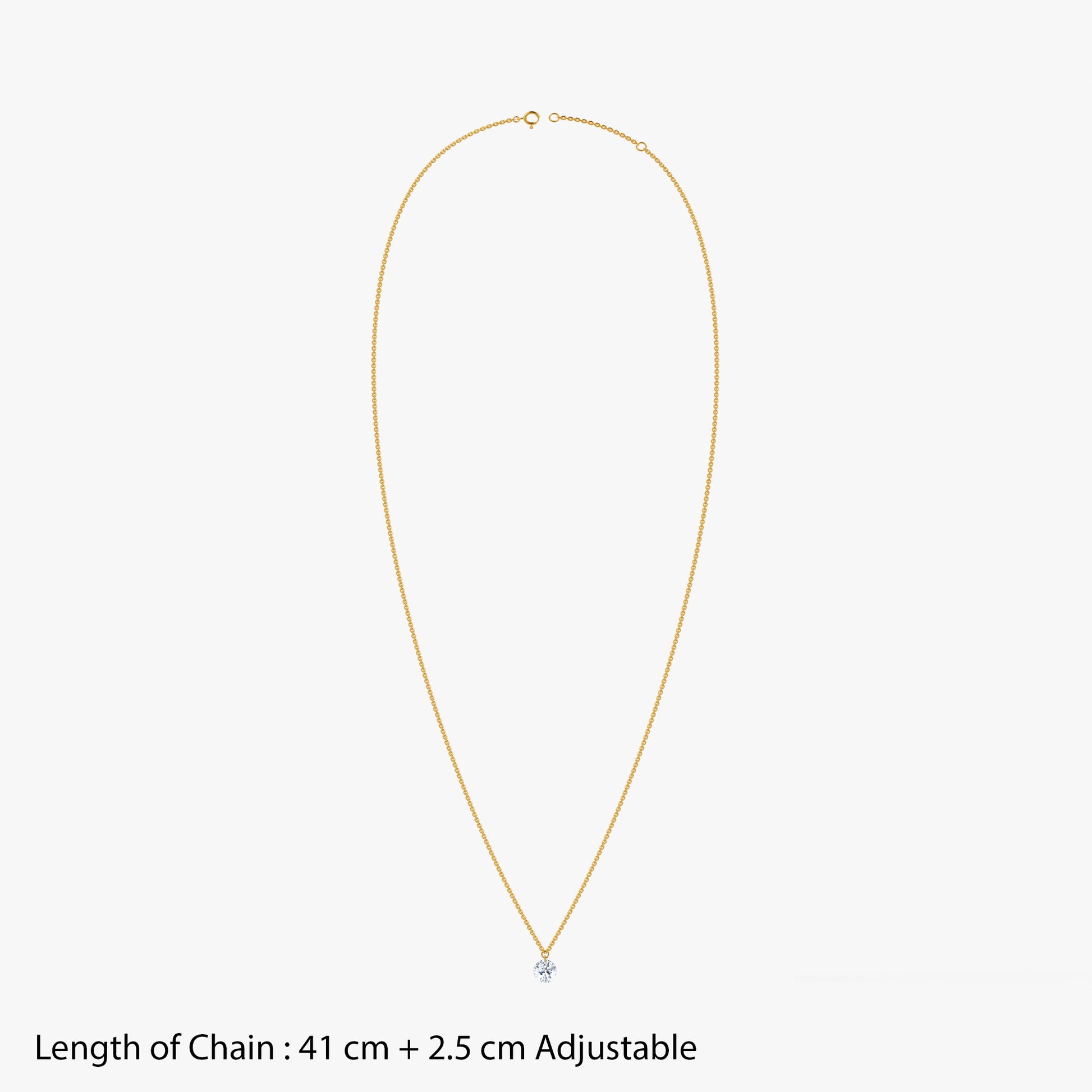 Gold Elarielle Lab Grown Diamond Necklace