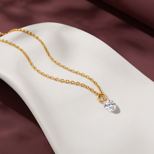 Gold Elarielle Lab Grown Diamond Necklace