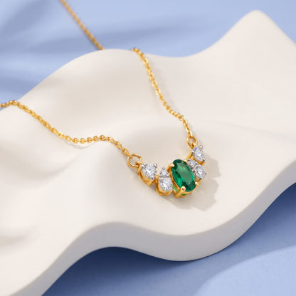 Gold Zohra Lab Grown Diamond Necklace