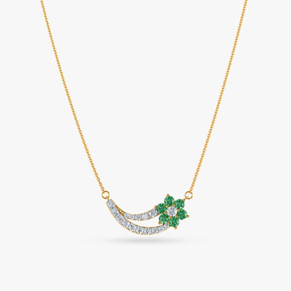 Gold Bahaar Lab Grown Diamond Necklace