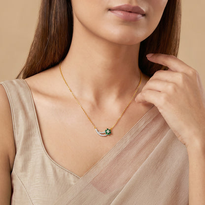 Gold Bahaar Lab Grown Diamond Necklace